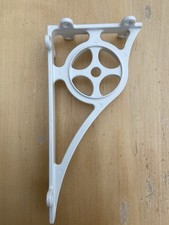 A Rare White Powder Coated Box Gutter Support Bracket. 190 x 380