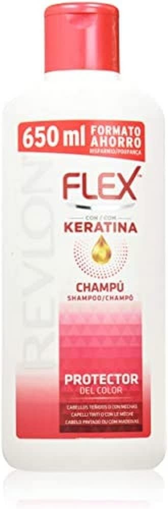 Revlon Flex Keratin Shampoo 650ml for Coloured & Highlighted Hair Care