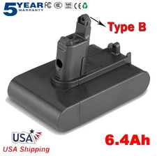 22.2V 6400mAh Battery for Dyson TypeB DC31 DC34 DC35 DC44 DC45 Animal Vacuum US
