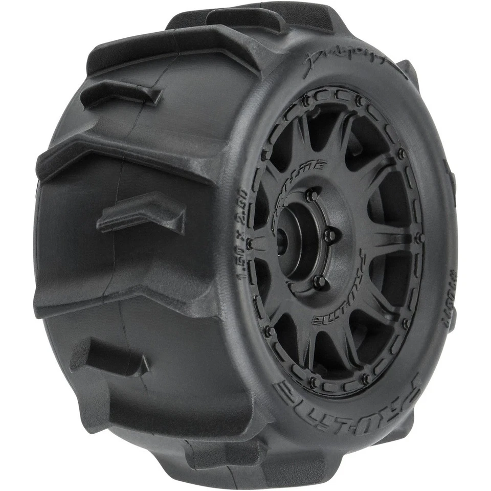 Pro-Line 1031110 Dumont F/R Tires Mounted 12mm Hex Black Raid 4 for Arrma - Image 2 of 2