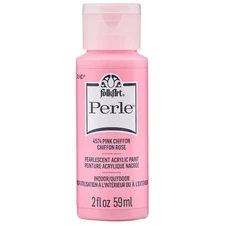 FolkArt Perle Acrylic Paint 2oz-Pink Chiffon