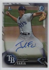 2016 Bowman Chrome Prospects Refractor 425/499 Jacob Faria #BCAP-JFA Auto 9l6