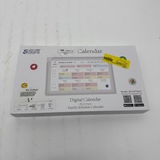 SSA Digital 10.1 Inch Calendar Model ZN-DP1002C White -