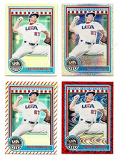 (4) 2025 Panini Stars Stripes Matthew Matthijs #26 Collegiate NT See Description