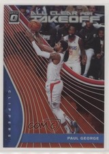 2019 Panini Donruss Optic All Clear for Takeoff Red Prizm 2/99 Paul George 2r8