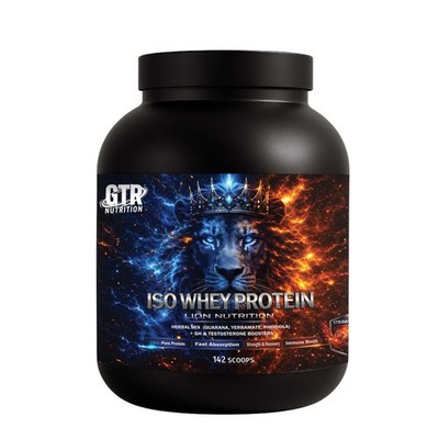 Lion Nutrition ISO Whey Protein 5KG High Protein Fast Absorption - GTR Nutrition