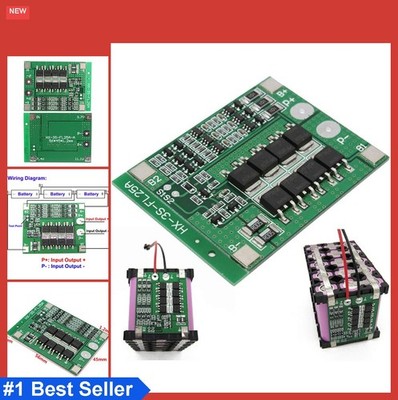 18650 Lithium Battery Protection Board 3S 11.1V 25A PCB BMS with Balance