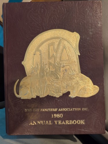 Vintage The Cat Fanciers' Association Inc. 1980 Annual Yearbook