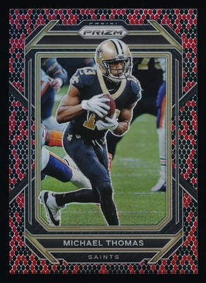 2022 Panini Prizm MICHAEL THOMAS Snakeskin #209 SSP *Saints* NRMT-MT+