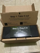 Sandman Doppler Smart Clock w/ Alexa USB portsAlarm WIFI Bluetooth - Black