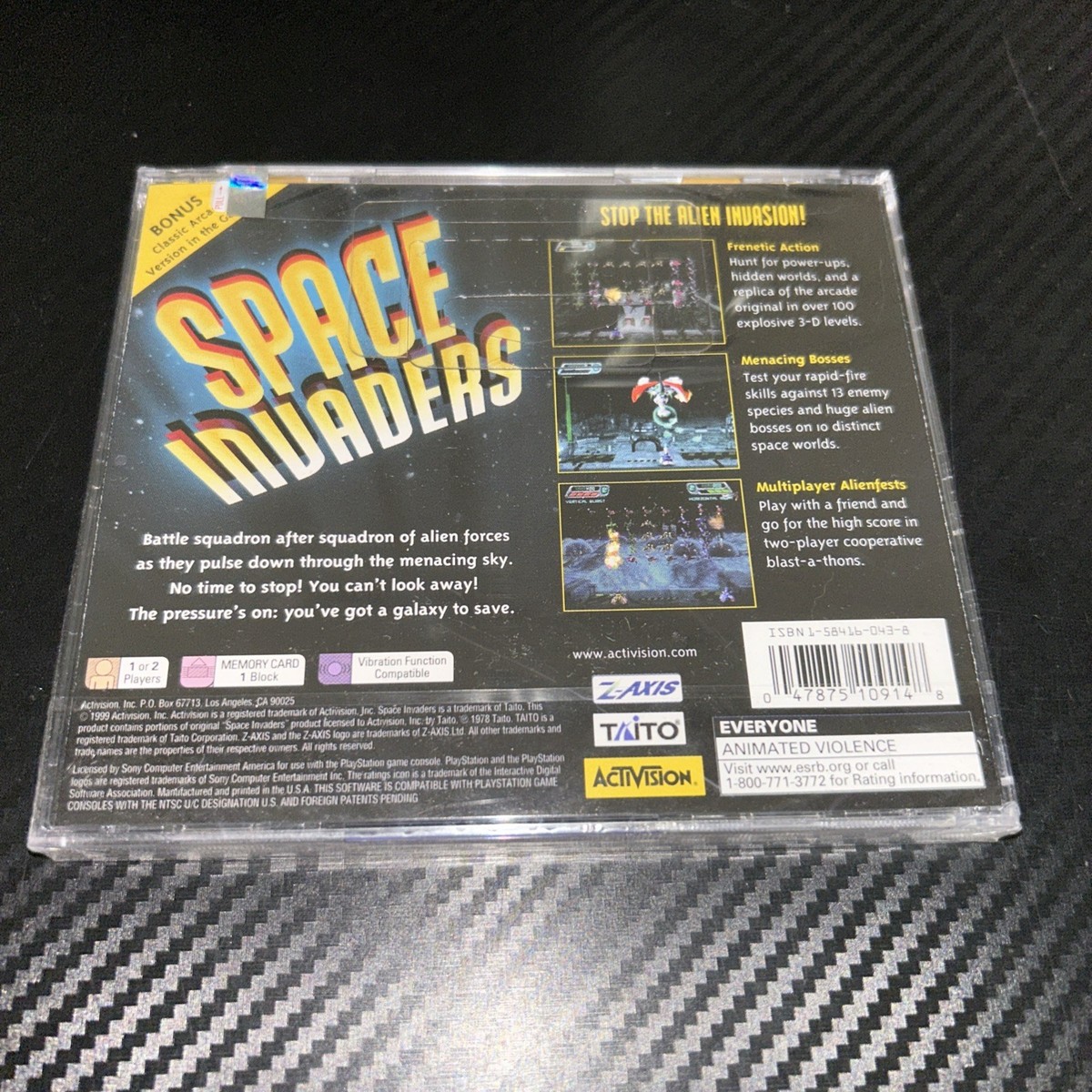 Space Invaders (Sony PlayStation 1, 1999) for sale online | eBay