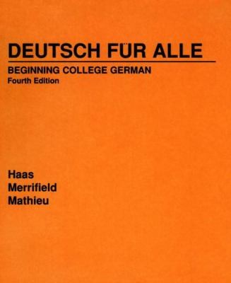 Deutsch Für Alle: Beginning College German