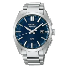 SEIKO ASTRON GPS Solar Titanium Dark Blue Men's Watch New in Box