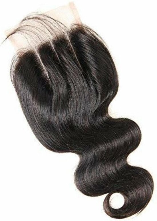 Fermeture 4x4 vague de corps 16 pouces en cheveux humains pour un volume naturel immédiat