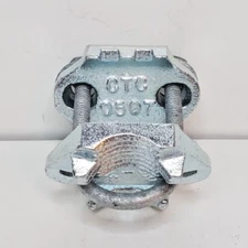 O-Z Gedney CTC-0507, 1/2 to 3/4", Iron, Rigid/EMT Cable Tray Clamp (QTY. 1)