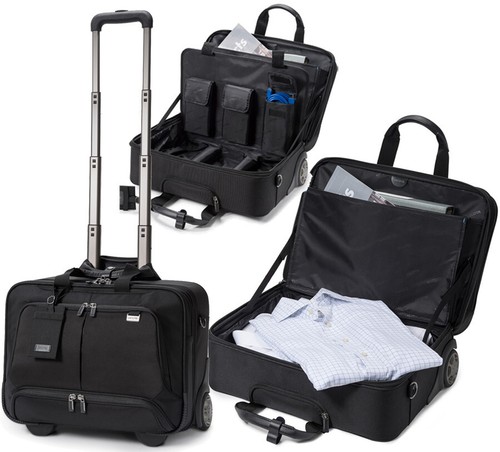 TRAGBARE KÖFFERLÖSUNG TROLLEY DICOTA FÜR NOTEBOOK BIS 17" 43cm 41x31cm + HP 100 - Bild 8 von 9