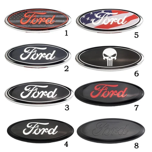 For Ford Badge Oval Chrome 145x 60mm Front/Rear Emblem Focus Mondeo Transit new - Picture 15 of 24