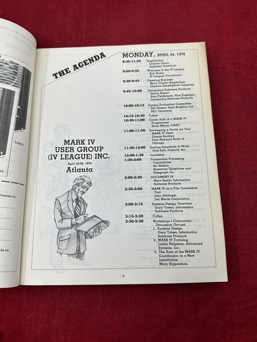 Mark IV Groupe d'utilisateurs Actes Logiciel informatique vintage 1978 magazine de réunion - Photo 6/18