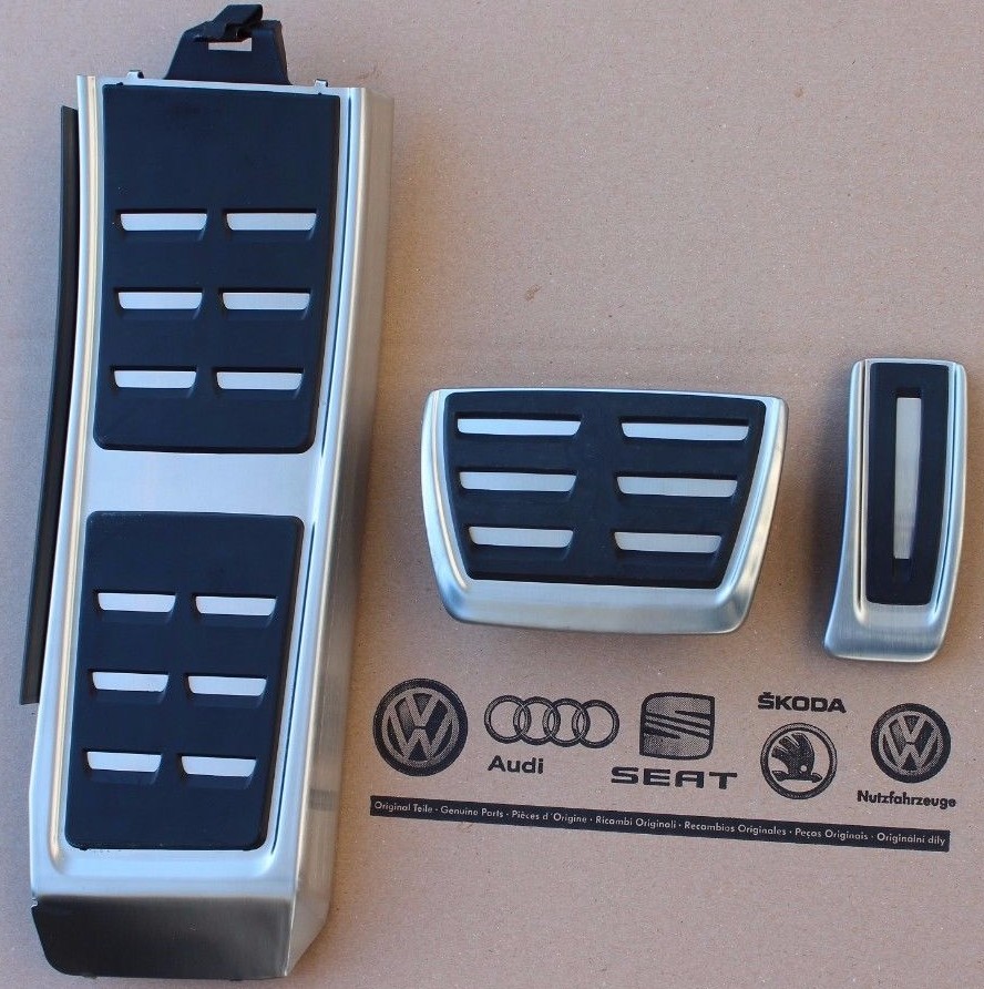 Audi A4 B8 original S-Line Pedalset S4 Pedale Pedalkappen