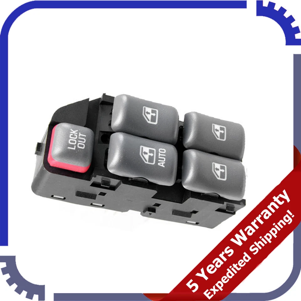 Interruptor maestro para ventana eléctrica Pontiac Bonneville Grand Prix 3,8 L Sunfire C939 Foto 2 de 3