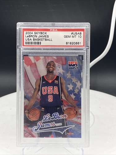2004 Skybox Lebron James USA Basketball Olympics Rookie Card PSA 10 Gem Mint