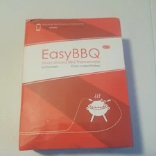 New Smart Wirerless BBQ Grill Thermometer w Digital Display 7842