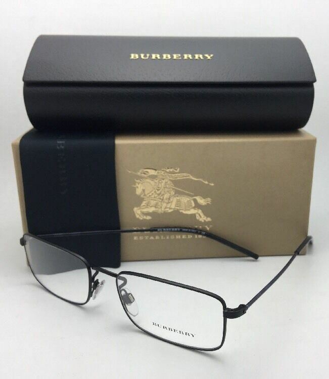 New BURBERRY Eyeglasses B 1274 1007 55-18 140 Black
