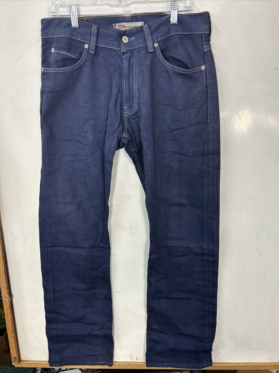 LEVI'S 506 STANDARD FIT Jeans - W32 L32 - Blue - Good Condition
