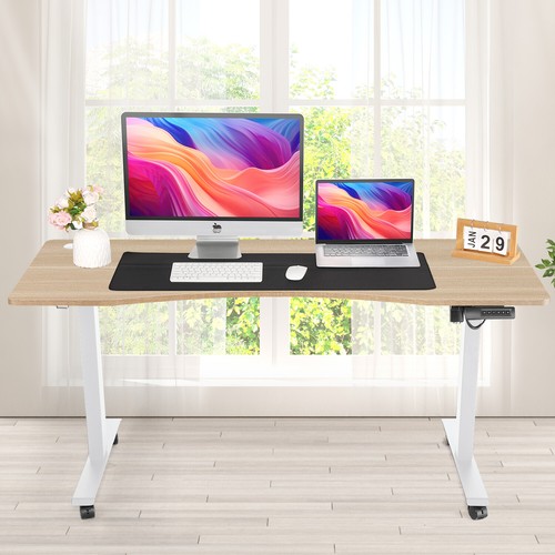 Electric Height Adjustable Standing Desk 63x24 Ergonomic Stand Up Desk for Home - Picture 71 of 117