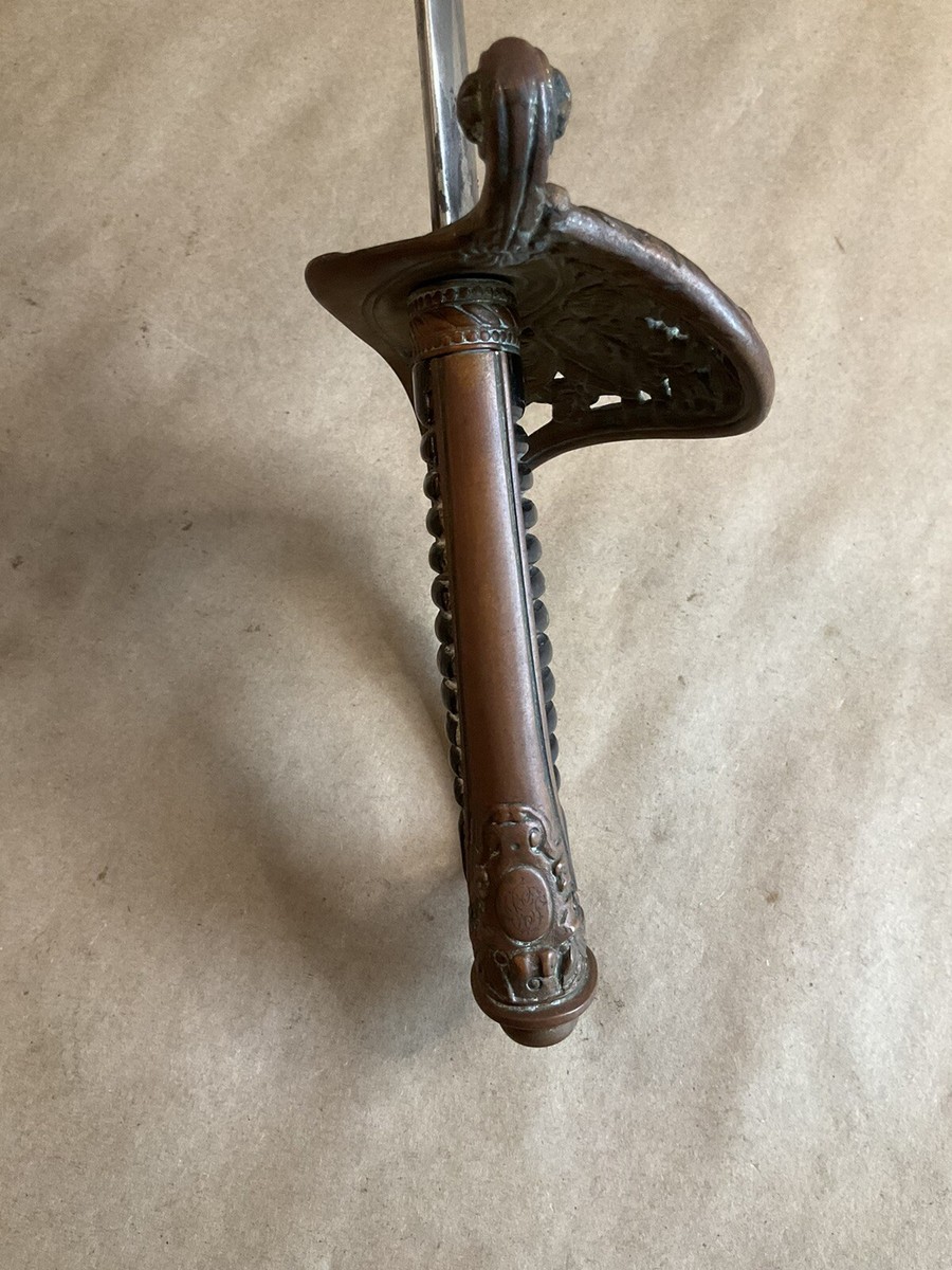 ANTIQUE FRENCH m1882 INFANTRY OFFICERS SWORD dated 1912 | eBay