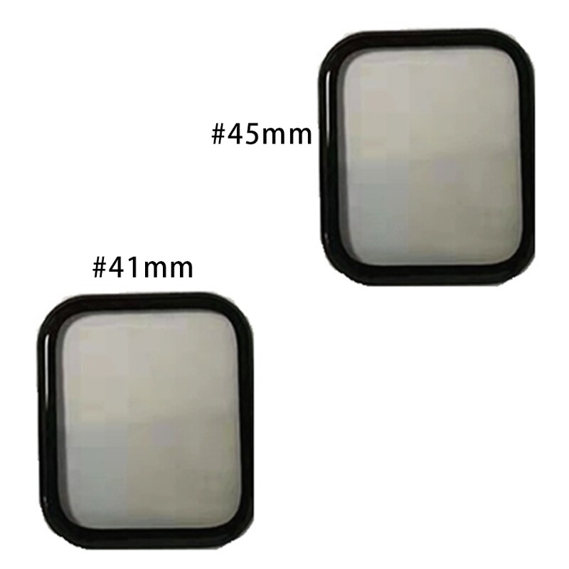 For Apple-Watch7 41/45mm Curved Screen Protective Tempered Film Anti-fingerprint