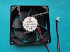 1 Pcs Brushless DC Cooling Fan 12V 8020S 7 Blades 80x80x20mm 2pin Sleeve Bearing