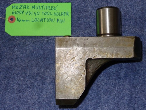 MAZAK MULTIPLEX 6100Y VDI 40 TOOL HOLDER #53468005201 16mm LOCATION PIN - Picture 5 of 9