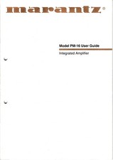 Manuale di istruzioni Operating Instructions per Marantz PM-16 