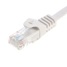 CAT5e Network Patch Cable RJ-45 Ethernet LAN Internet Cable White 1.5FT- 20FT