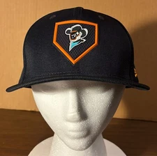 New Era Sugar Land Space Cowboys 9Fifty Black On-Field Authentic Collection hat