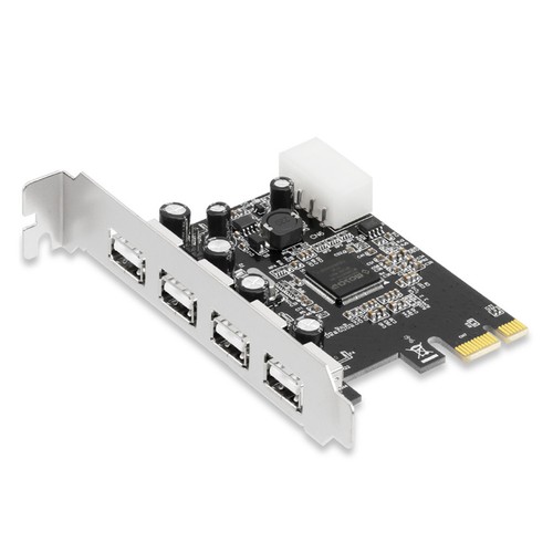 Carte d'extension HUB PCIE vers USB2.0 adaptateur Moschip alimentation 4 broches - Photo 14/15
