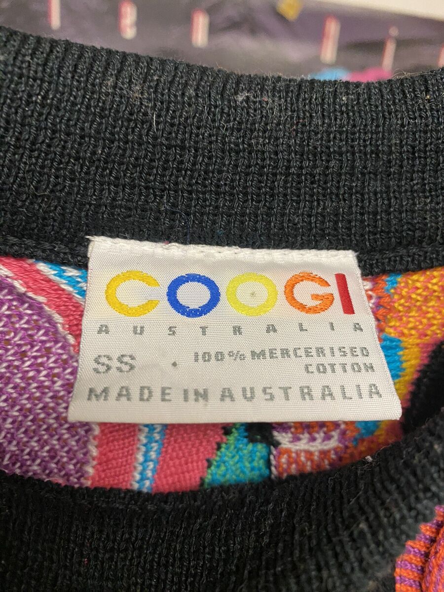 VTG COOGI Australia Multicolor 3D Textured Chunky Knit 90s VTG COOGI Australia Multicolor 3D Textured Chunky Knit 90s