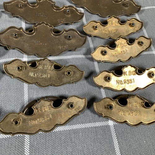 Vintage KBC Messingoptik Schubladengriff Nr. 9363 Nr. 9361 - Bild 20 von 24