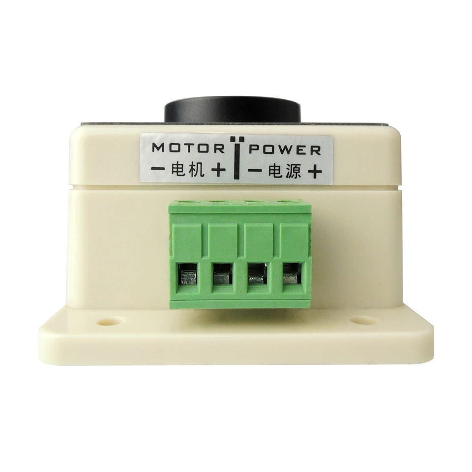 US 10-60V 20A Pulse Width Modulator PWM Waterproof DC Motor Speed Controller New - Image 4 of 4