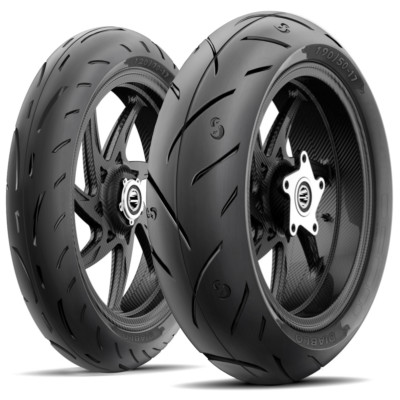 160/60-17 + 120/70-17 DIABLOS Motorcycle Tire SET - NEW (2 TIRES - Foto 11