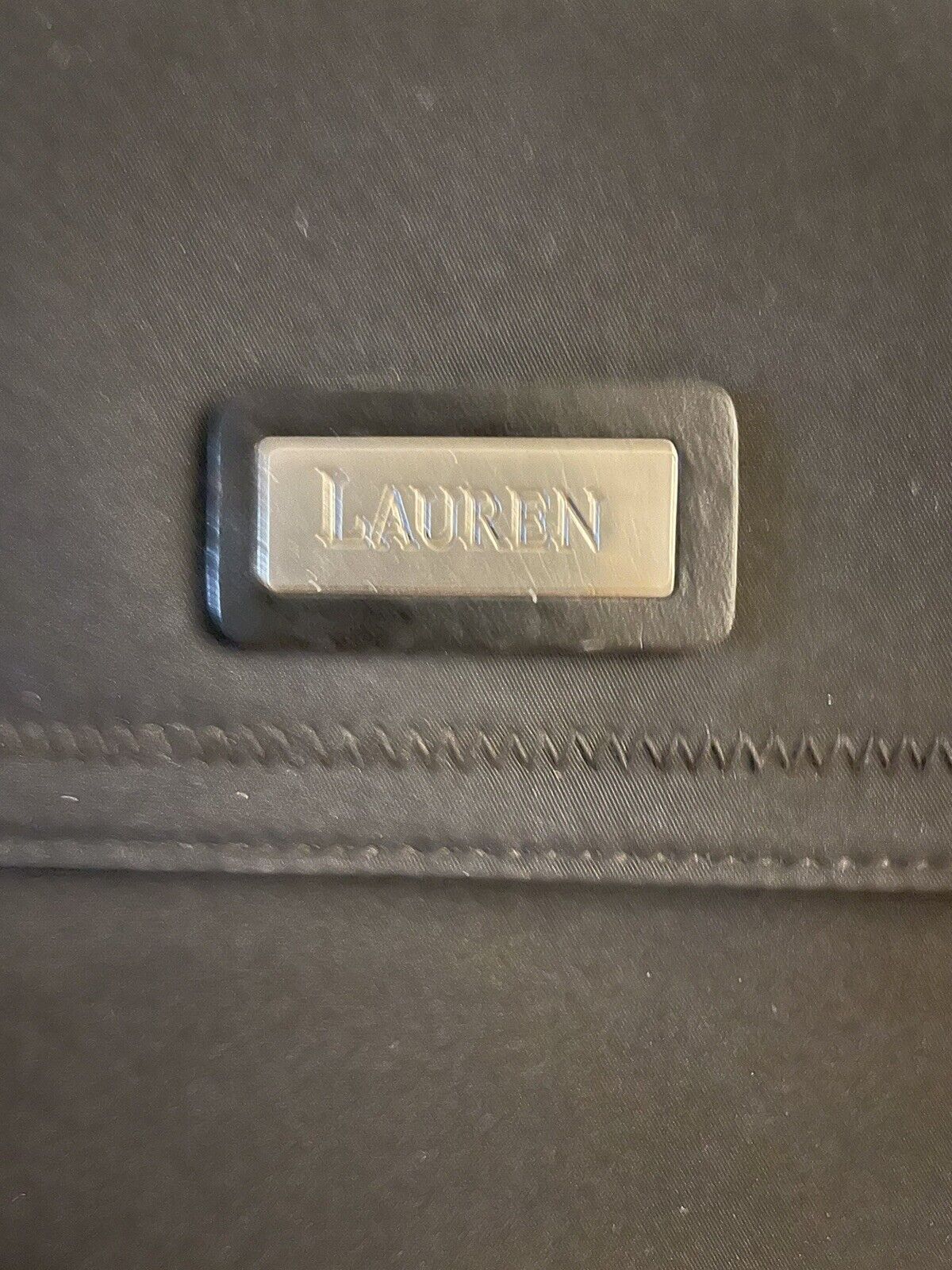 Vintage Lauren Ralph Lauren Black Handbag Purse P… - image 3