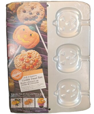 New Wilton Jack O Lantern Cake Pop Cookie Treat Pan Vintage No 2105 8100
