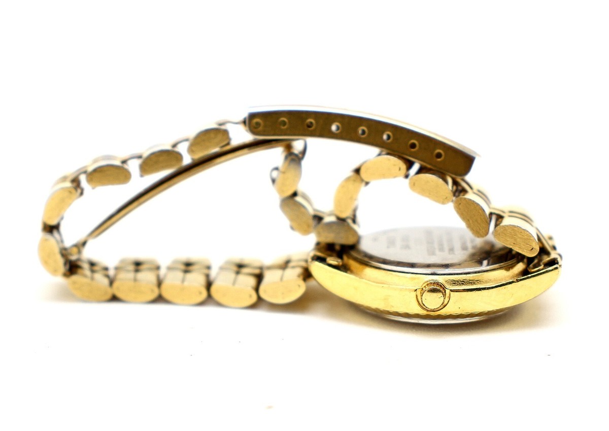 Vintage Timex presidential ladies gold tone classic watch NEW BATTERY Vintage Timex Watch Womens Gold Tone Stainless Steel  main image 4