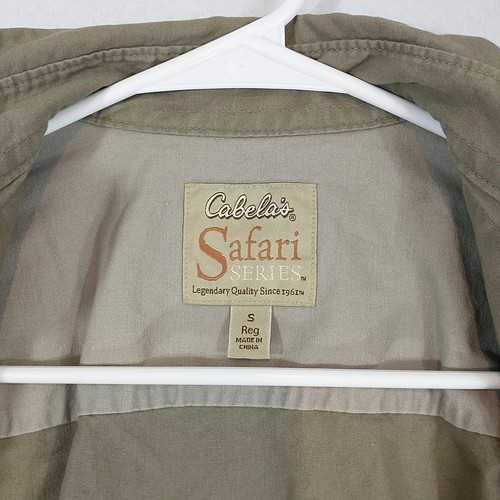 Cabela's Safari Series Jacke Erwachsene S beige Baumwolle Outdoor Taschen beige - Bild 11 von 12