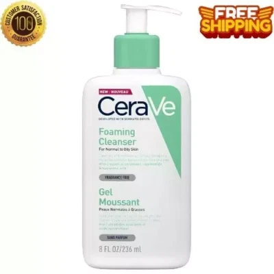 CeraVe Foaming Cleanser Daily Face & Body Wash 236ml New Sealed