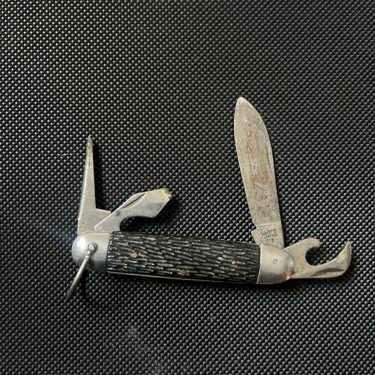Sabre Japan 619 Pocket Knife Multi Tool Bottle Can Opener | eBay