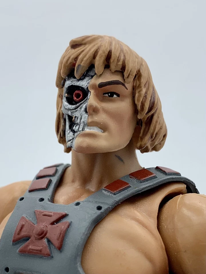Masters of the Universe Clásicos Personalizado Batalla Dañado Heman Faker CABEZA Motu Foto 3 de 4