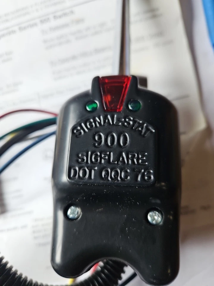 NAPA 7 Wire Turn Signal Switch Series 900 Black NOS BS - Image 2 of 4