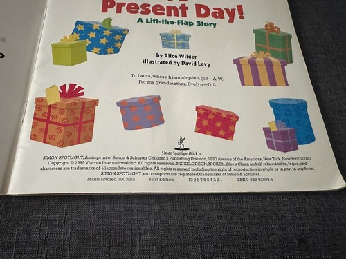Blue's Clues It's Present Day A Lift The Flap Story Paperback Book - Picture 2 of 5